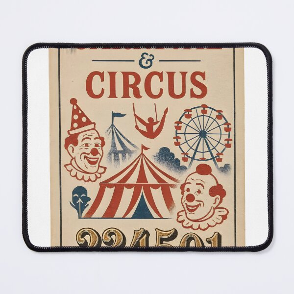 Item preview, Vintage carnival sign with circus elements and ticket number designed and sold by Creative88Art.