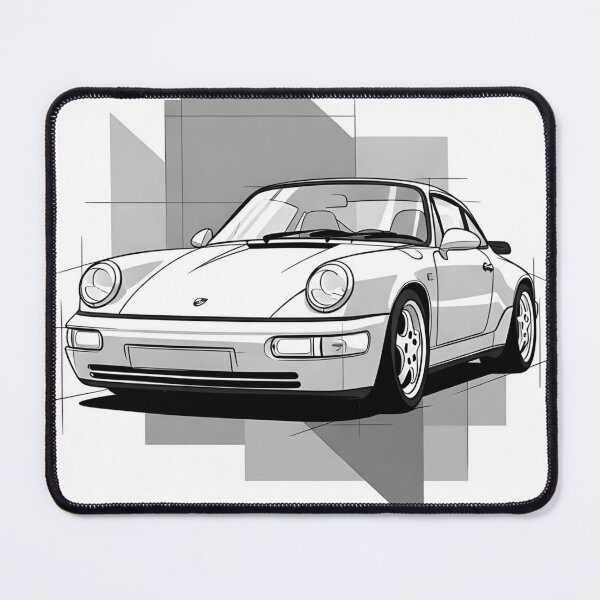Item preview, Porsche 911 (964) Technical Art Poster Sketch designed and sold by Motorline44.