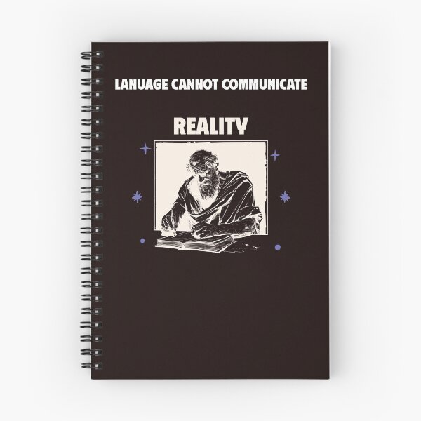 Item preview, Philosopher Quote Shirt – “Language Cannot Communicate Reality” Graphic Tee designed and sold by Gerontar.