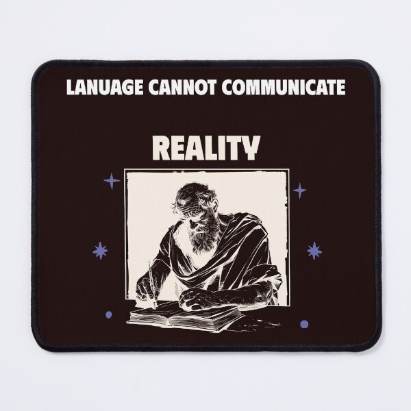 Item preview, Philosopher Quote Shirt – “Language Cannot Communicate Reality” Graphic Tee designed and sold by Gerontar.