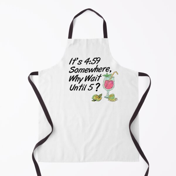 Item preview, It's 4:59 Somewhere, Why Wait Until 5? designed and sold by ParrotHeadSwag.