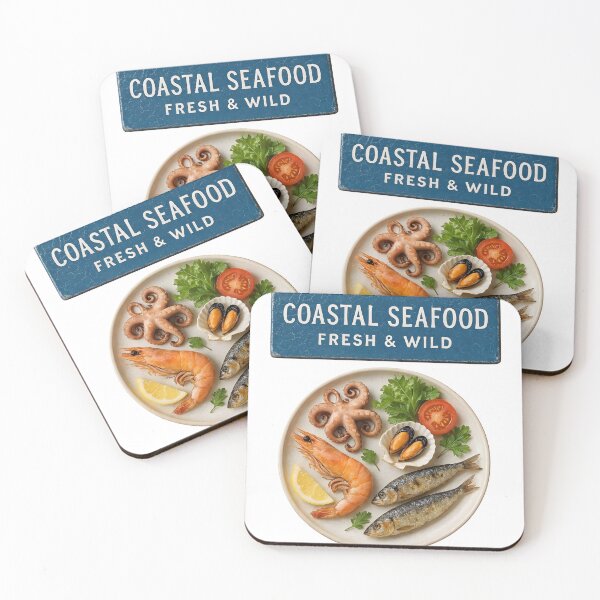 Item preview, Delicious seafood platter with fresh octopus shrimp and fish designed and sold by Creative88Art.