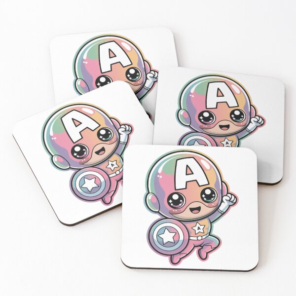 Item preview, Cute Patriotic Shield Hero – Kawaii Chibi Super Soldier designed and sold by Dospart.