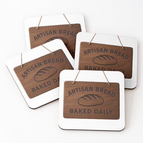 Item preview, Artisan bread sign with freshly baked daily message designed and sold by Creative88Art.
