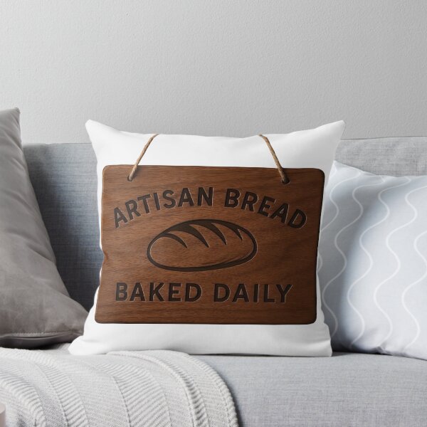 Item preview, Artisan bread sign with freshly baked daily message designed and sold by Creative88Art.