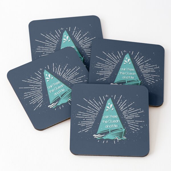 Item preview, Livin' Free the Ocean and Me designed and sold by ParrotHeadSwag.