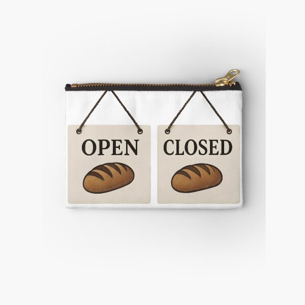 Item preview, Open and closed signs with bread illustrations for bakery or restaurant designed and sold by Creative88Art.