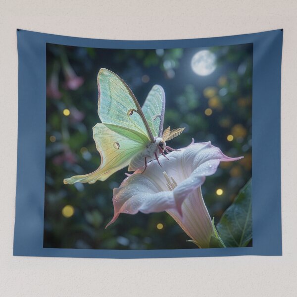 Item preview, Luna Moth Has a Midnight Snack designed and sold by Tridentulus.