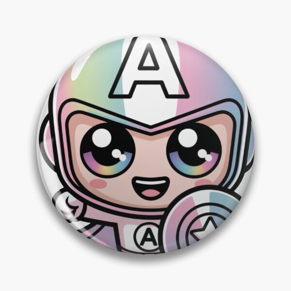 Item preview,  Cute Patriotic Shield Hero – Kawaii Chibi Super Soldier designed and sold by Dospart.