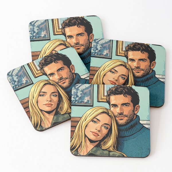 Item preview, Sarah Pidgeon and Paul Anthony Kelly from Love Story (fan art) designed and sold by PopCultureAndStuff.