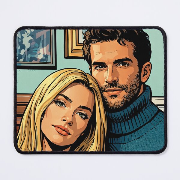 Item preview, Sarah Pidgeon and Paul Anthony Kelly from Love Story (fan art) designed and sold by PopCultureAndStuff.