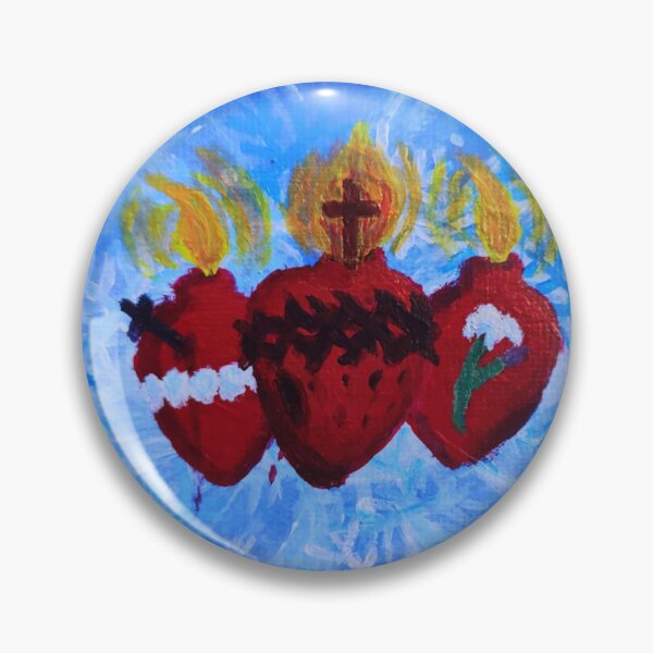 Item preview, Holy Hearts with Winter Background designed and sold by PaintsbyTom.