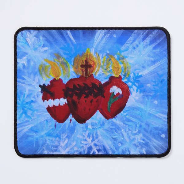 Item preview, Holy Hearts with Winter Background designed and sold by PaintsbyTom.