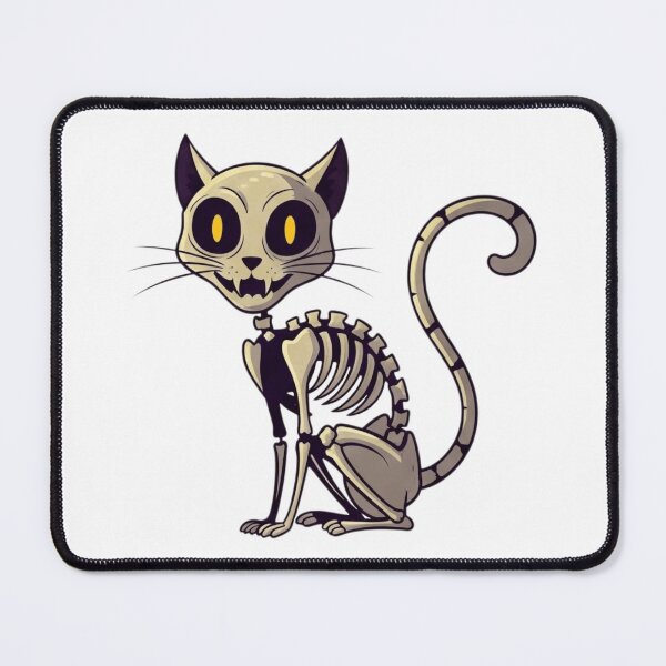 Item preview, Funny Bones: Cartoon Skeleton Cat Illustration designed and sold by Tw1nsAIArt.
