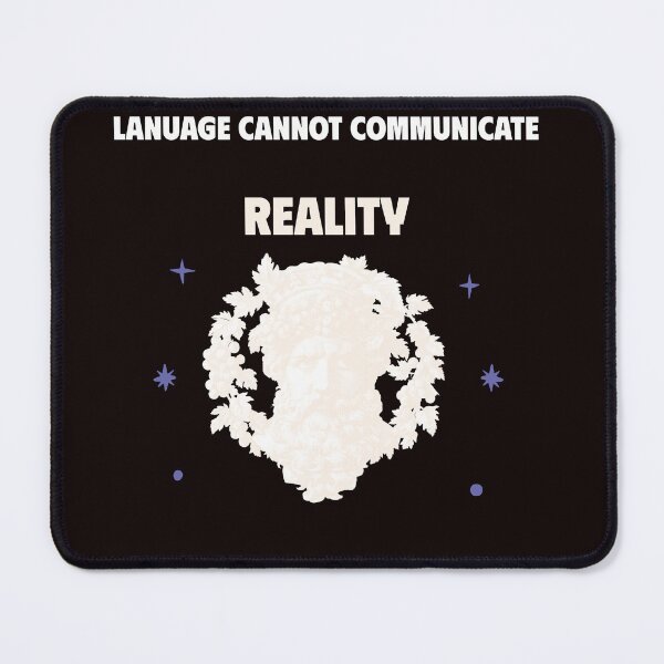 Item preview, Philosopher Quote Shirt – “Language Cannot Communicate Reality” Graphic Tee | Rebubble designed and sold by Gerontar.