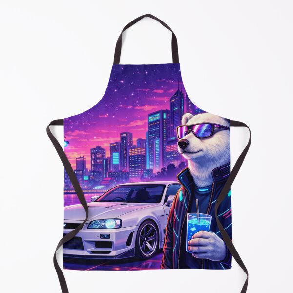Item preview, Cyber Bear in a Neon Future designed and sold by ELmestka.