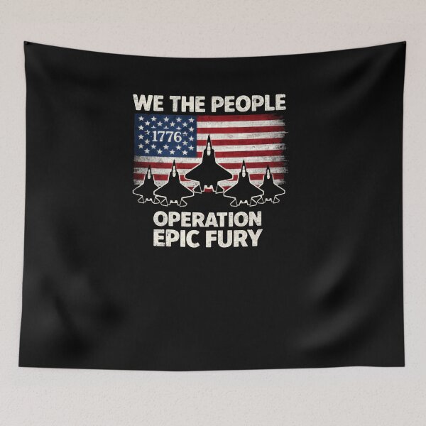 Item preview, Operation Epic Fury United States Veteran Force designed and sold by SkeletonsDanger.