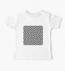 #black, #white, #chess, #checkered, #pattern, #abstract, #flag, #board Baby Tee