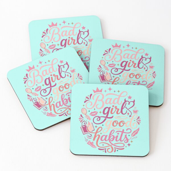 Item preview, Bad Girl Good Habits | Funny Girly Sarcastic Design designed and sold by OctGaveAParty.