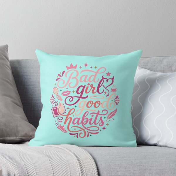 Item preview, Bad Girl Good Habits | Funny Girly Sarcastic Design designed and sold by OctGaveAParty.