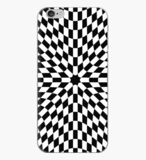 #black, #white, #chess, #checkered, #pattern, #abstract, #flag, #board iPhone Case