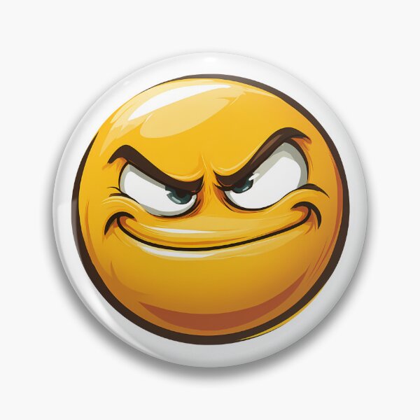 Item preview, Smirking Emoji with Mischievous Expression designed and sold by Khan06.