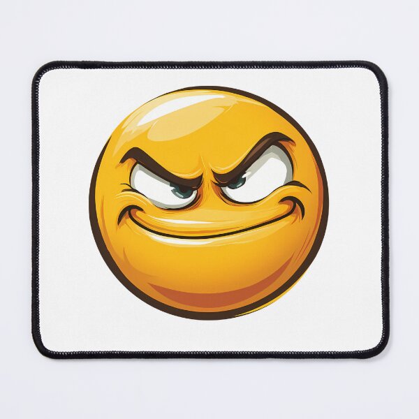 Item preview, Smirking Emoji with Mischievous Expression designed and sold by Khan06.
