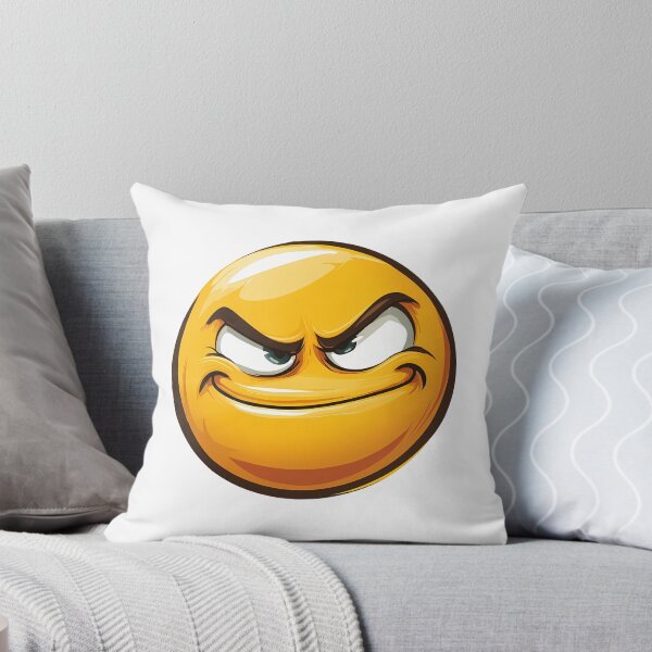 Item preview, Smirking Emoji with Mischievous Expression designed and sold by Khan06.