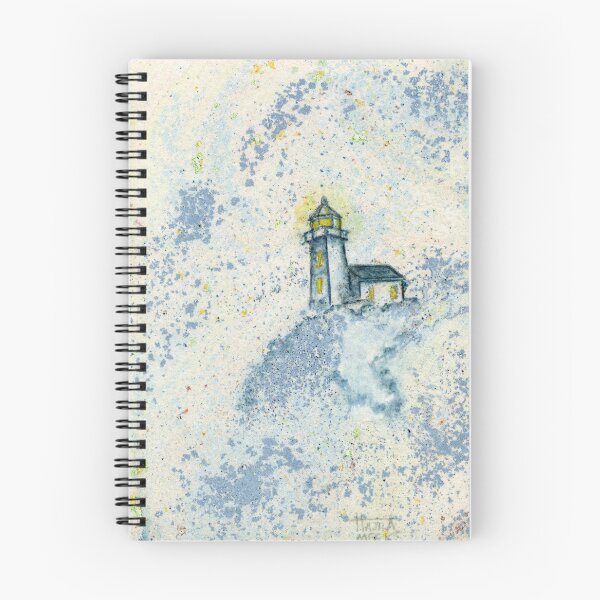 Artikelvorschau, Leuchtturm und Meeresgischt entworfen und verkauft von HAJRA MEEKS.