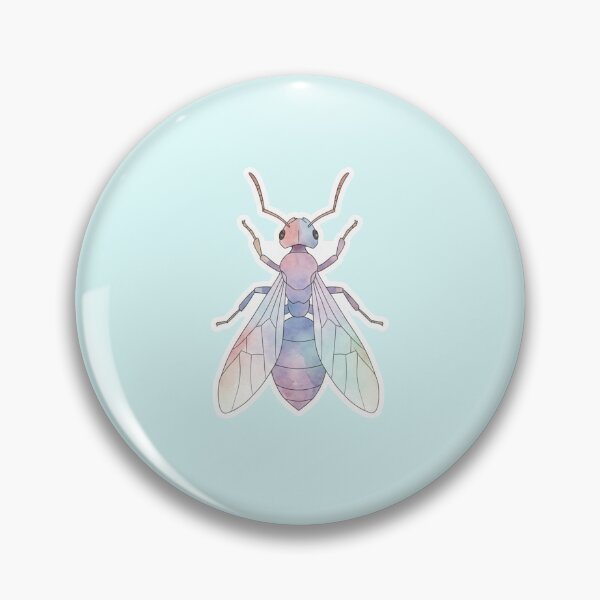 Item preview, Watercolor Queen Ant – Pastel Aesthetic Sticker for Nature Lovers designed and sold by bsbd-action.