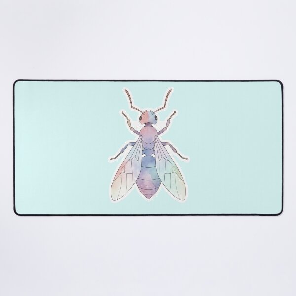 Item preview, Watercolor Queen Ant – Pastel Aesthetic Sticker for Nature Lovers designed and sold by bsbd-action.