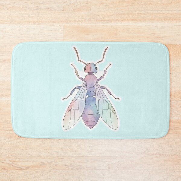 Item preview, Watercolor Queen Ant – Pastel Aesthetic Sticker for Nature Lovers designed and sold by bsbd-action.