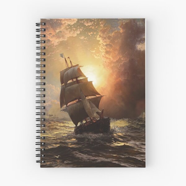 Item preview, Sailboat at stormy sea designed and sold by MorningFive.