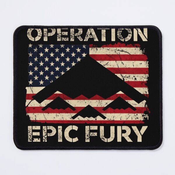 Item preview, Operation Epic Fury USA Patriotic Veteran Commitment designed and sold by SkeletonsDanger.