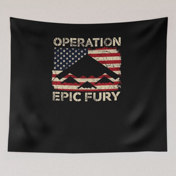 Item preview, Operation Epic Fury USA Patriotic Veteran Commitment designed and sold by SkeletonsDanger.