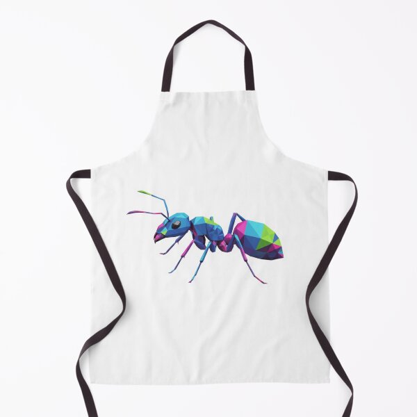Item preview, Colorful Low Poly Ant – Modern Geometric Sticker for Digital Art Fans designed and sold by bsbd-action.