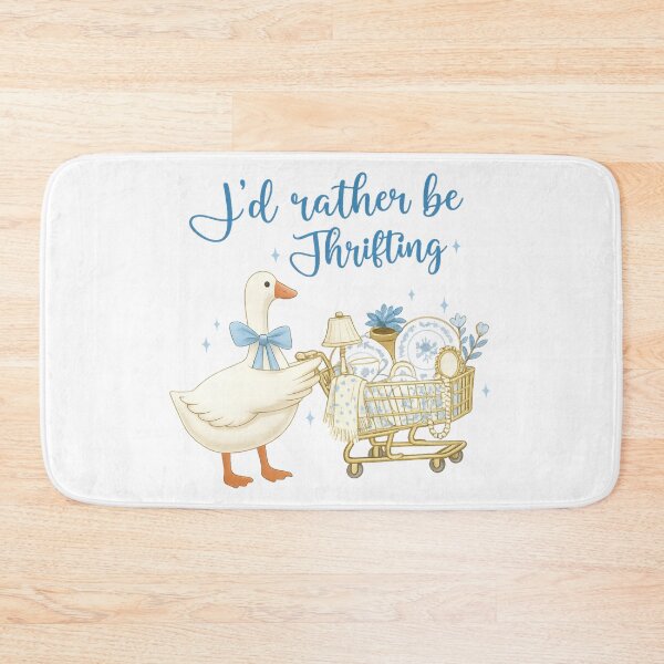 Item preview, Vintage Blue Goose I'd rather be Thrifting designed and sold by Lbeck1869.