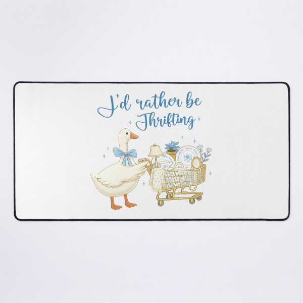 Item preview, Vintage Blue Goose I'd rather be Thrifting designed and sold by Lbeck1869.