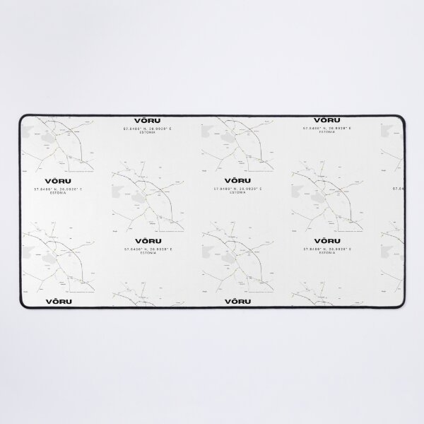 Item preview, Võru Coordinates Wall Art | 57.8486° N 26.9928° E | Estonia Print designed and sold by RM-Journey.