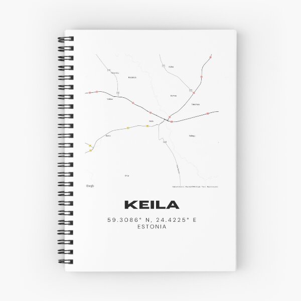 Item preview, Keila Estonia Coordinates Print | 59.3086° N 24.4225° E designed and sold by RM-Journey.