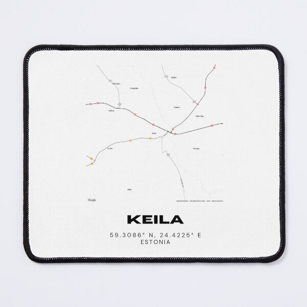 Item preview, Keila Estonia Coordinates Print | 59.3086° N 24.4225° E designed and sold by RM-Journey.