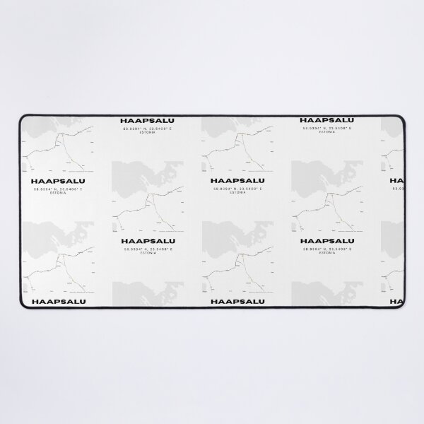 Item preview, Haapsalu Coordinates Print | 58.9394° N 23.5408° E | Estonia Wall Art designed and sold by RM-Journey.