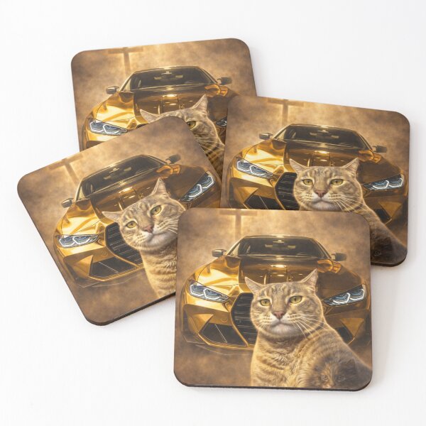 Item preview, Golden Cat Power Luxury Vibes designed and sold by EpicwaveDesigns.