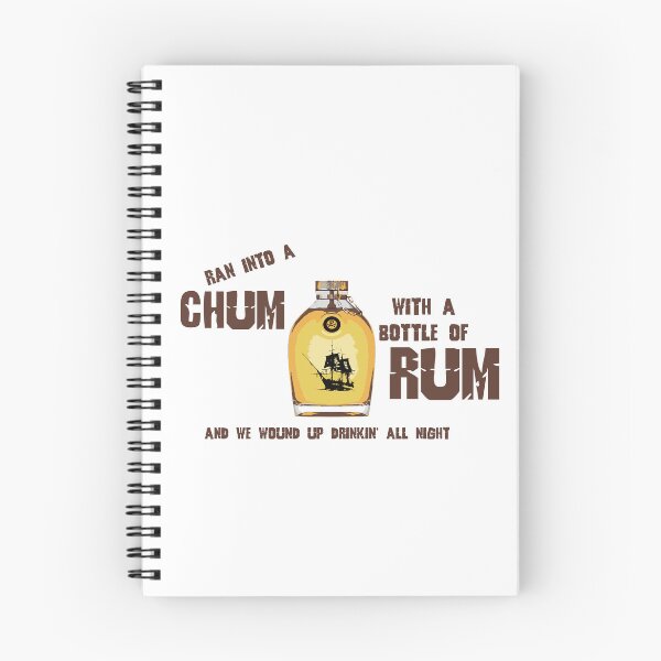Item preview, Chum with a Bottle of Rum designed and sold by ParrotHeadSwag.