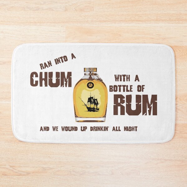 Item preview, Chum with a Bottle of Rum designed and sold by ParrotHeadSwag.