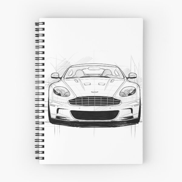 Item preview, Aston Martin DBS Sketch Poster Luxury Aston Martin Sports Car Art designed and sold by Motorline44.