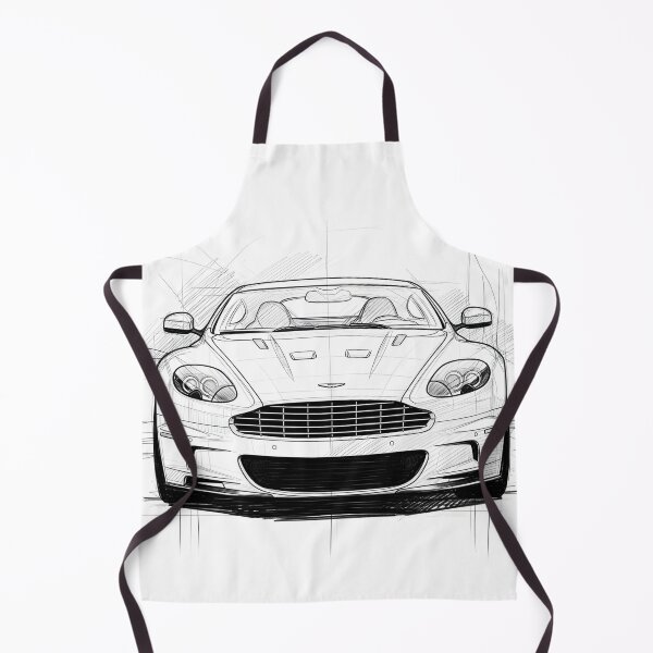 Item preview, Aston Martin DBS Sketch Poster Luxury Aston Martin Sports Car Art designed and sold by Motorline44.