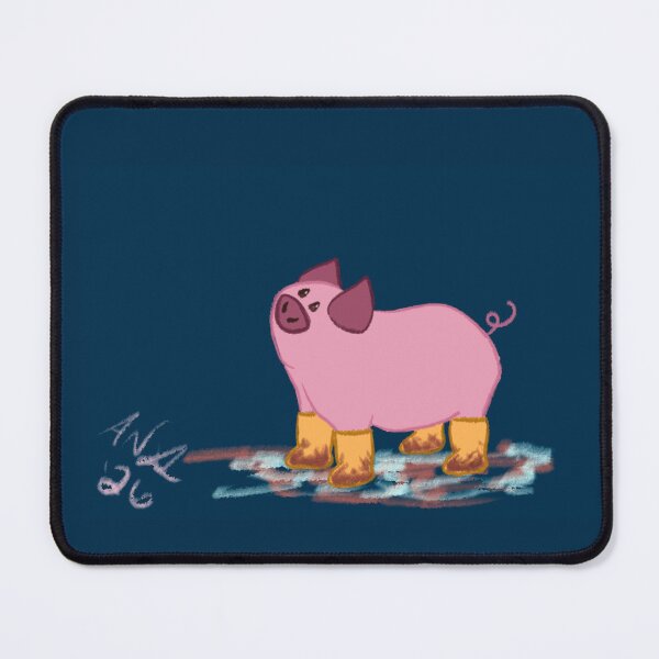 Item preview, Pig in Rainboots designed and sold by CreatedByEnvy.
