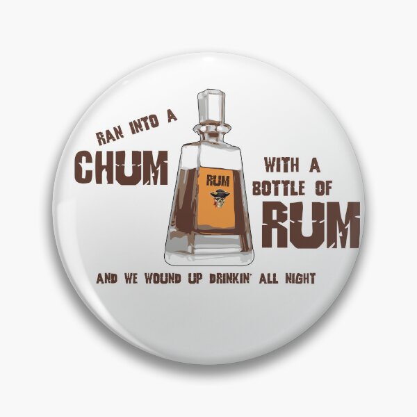 Item preview, Chum with a Bottle of Rum designed and sold by ParrotHeadSwag.