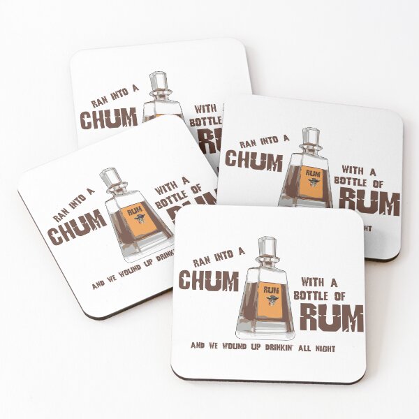 Item preview, Chum with a Bottle of Rum designed and sold by ParrotHeadSwag.